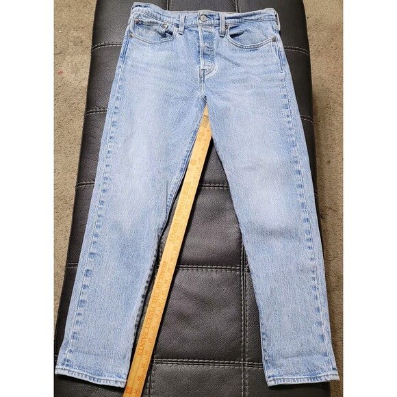 *SOLD**Levi's Jeans Womens 30 Blue Denim Wedgie Straight High Rise Jeans 30Wx27L - Picture 4 of 15